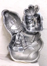 Lenox  CHIP & DIP  Metal  Yuletide  Snowman Shape Serving w/  Booklet
