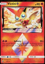 Victini ◇ 7/70 Rare Prism Star Dragon Majesty Pokemon Near Mint