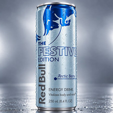 RARE Red Bull Festive Edition Arctic Berry Energy Drink 250 mL 8.4 fl oz