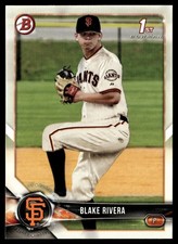 2018 Bowman Draft Blake Rivera San Francisco Giants #BD-80