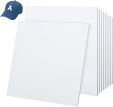 20Pcs 3mm White Embroidery Foam Sheets 9.8x9.8 Inch for Craft DIY Projects