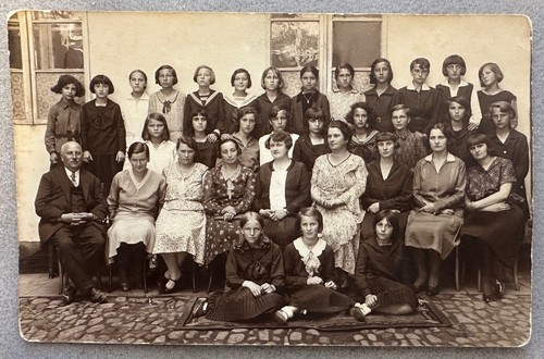 Wadowice Polen Mädchen Gymnasium Schule Fotos 30er Jahre Lot 4 signiert Grotiger - Bild 2 von 10