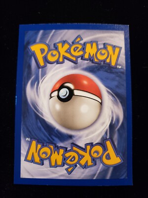 AUTHENTIC 2000 Alakazam SQUARE CUT Corner SWIRL Holo Pokemon card