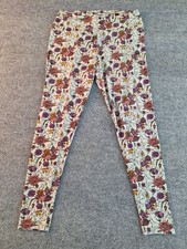 LuLaRoe Leggings Women  s Multicolored Floral Spring Tall  Curvy