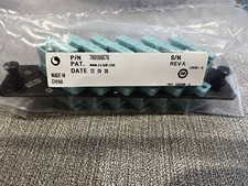 Fiber Adapter Panel, 1000-Type, 6 Lazrspeed Multimode Duplex SC Aqua Adapters