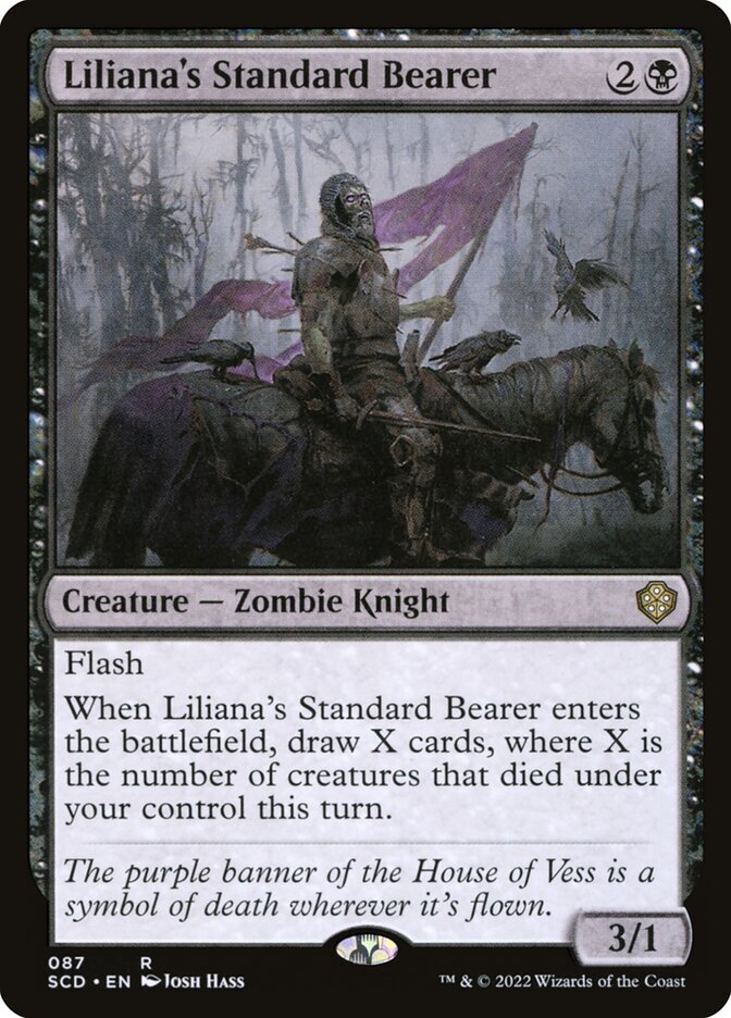 MTG Liliana's Standard Bearer (87/418) Starter Commander Decks LP