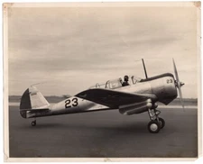 WW2 US Navy Curtiss Wright CW-22 SNC-1 Falcon Advanced Trainer 8x10 Orig. Photo