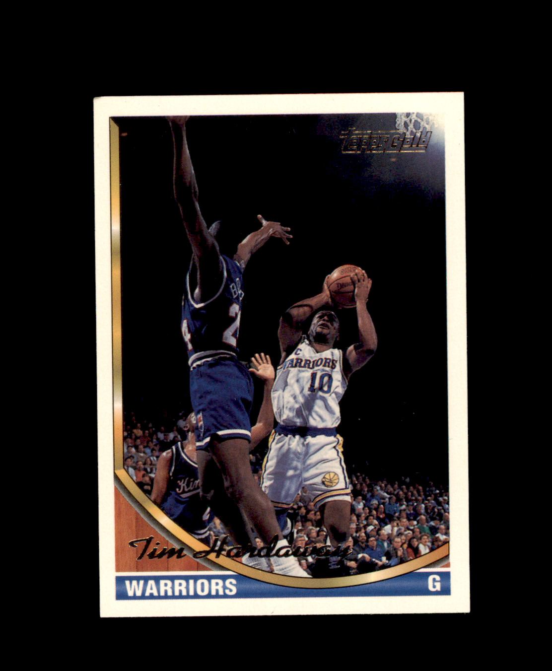 1993-94 Topps Gold #320 Tim Hardaway Golden State Warriors