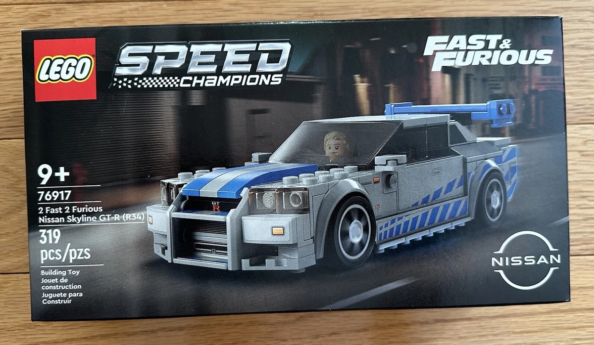 LEGO Speed Champions 2 Fast 2 Furious Nissan Skyline GT-R R34 Paul Walker  76917 673419378666