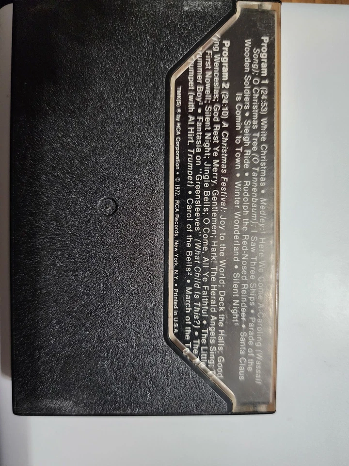 Arthur Fiedler - Boston Pops Goes Christmas (Cassette) 1972 Foto 2 de 4