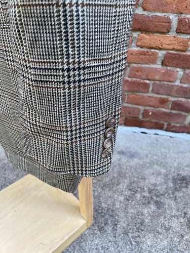 Hickey Freeman Collection Top Line Luxury Soft Earth Toned POW Sportcoat 40 - Picture 5 of 9