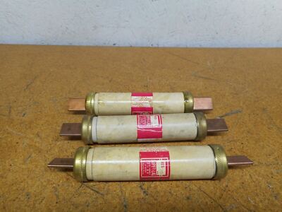 Super-Lag RES-70 Renewable Fuses 70A 600V Used With Warranty (Lot of 3)