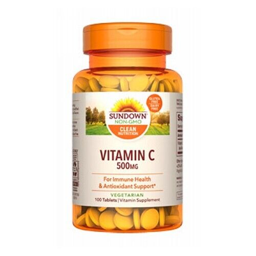 Sundown Naturals Vitamin C With Ascorbic Acid 500 mg 100 tabs By sundown Natural - Picture 1 of 1