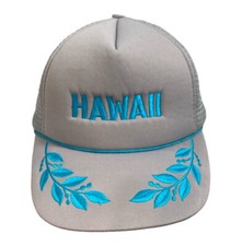 Hawaii SnapBack Hat Cap Trucker Scrambled eggs leaves One Size Adjustable