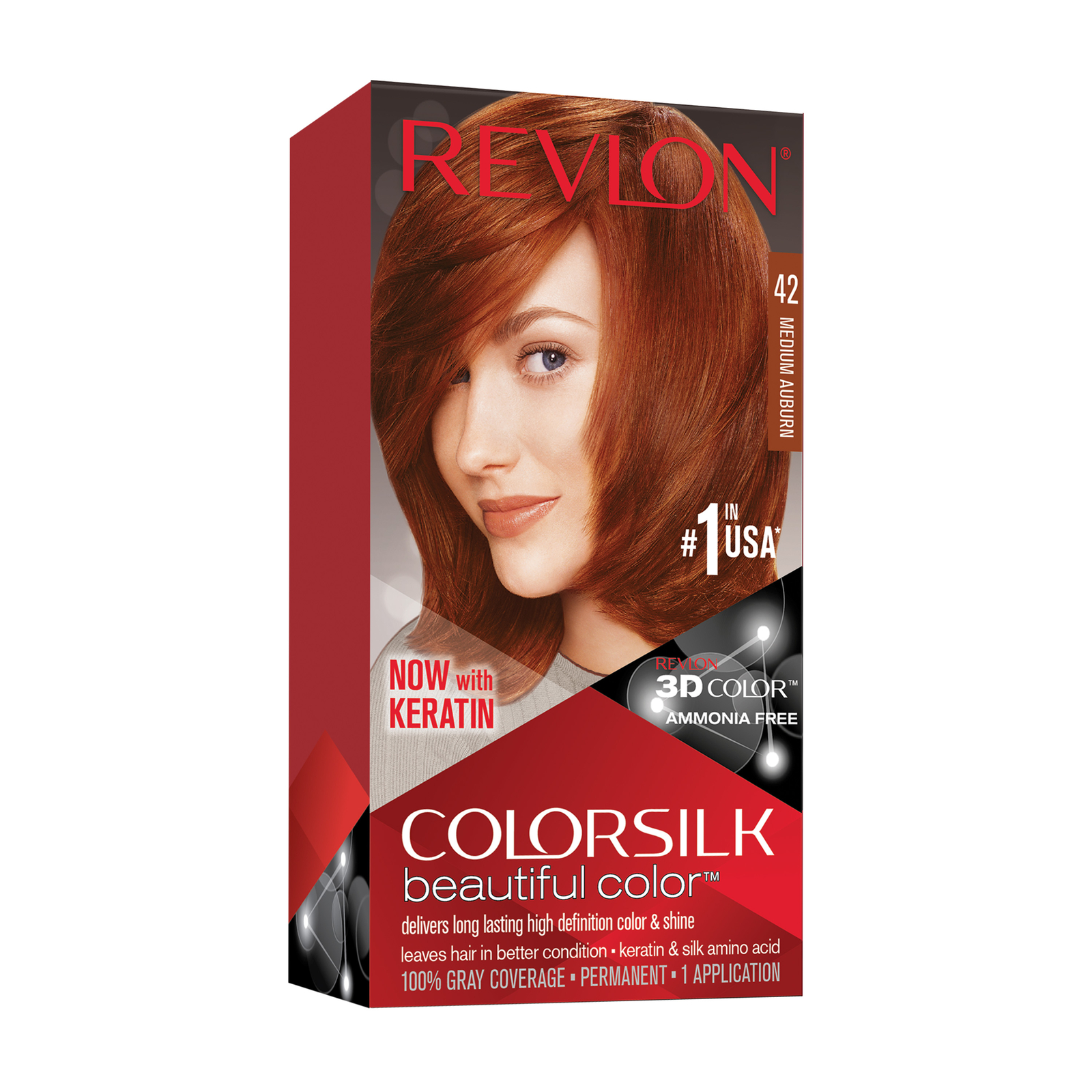 Silk Permanent Hair Color, Long-lasting Ammonia Free, Pack O