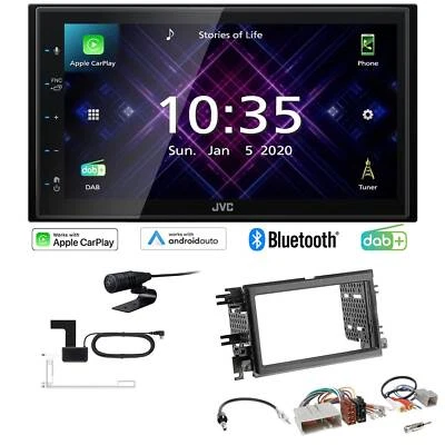 JVC Autoradio Apple CarPlay Android Auto DAB+ für Ford F150 2004-2008 schwarz - Bild 1 von 4