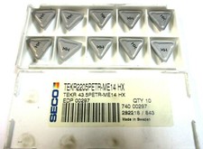 10 SECO Wendeplatten zum Fr&auml;sen TEKR 2205PETR-ME14 HX Neu H37049