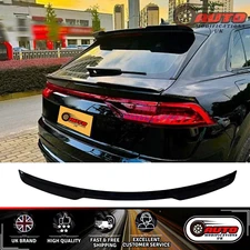Audi Q8 SQ8 Spoiler Gloss Black Rear Roof Lip Wing 4X4 Body Kit SUV 2018+