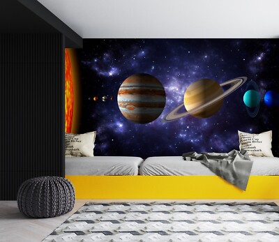 3D Galaxy Planet G16086 Wallpaper Wall Murals Removable Self-adhesive Honey