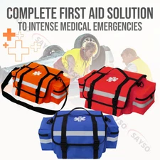 Empty First Aid Kits Emergency Camping Bags Survival Kit Professional Large Set 