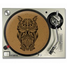 Owl Vinyl CORK SLIPMATS / Turntable SLIP MATS