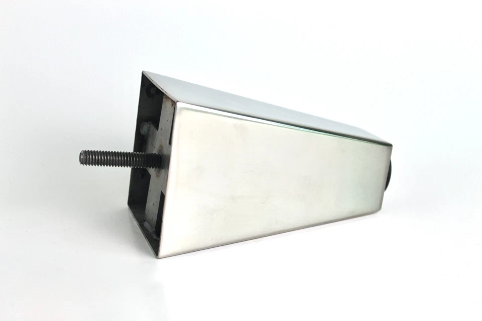 Sofá/silla/pierna de muebles otomanos de acero inoxidable pulido con patas cromadas de 5" Foto 3 de 4