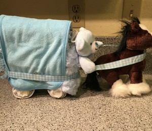 horse diaper cake