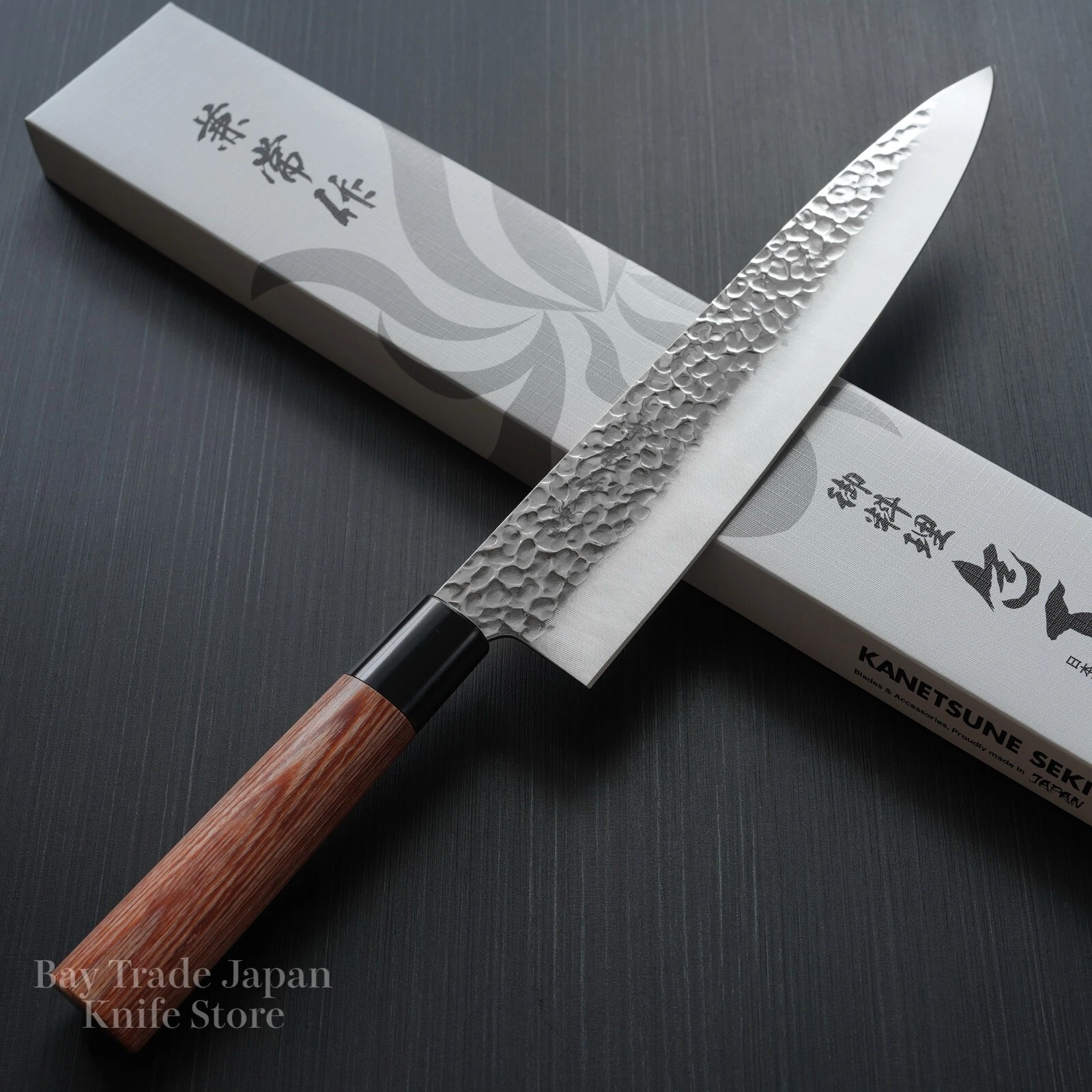 その他 kenko Deluxe NY48 (1) Y2 240 Japanese Kanetsune Seki Hammered Finish DSR-1K6 Chef Knife 240mm