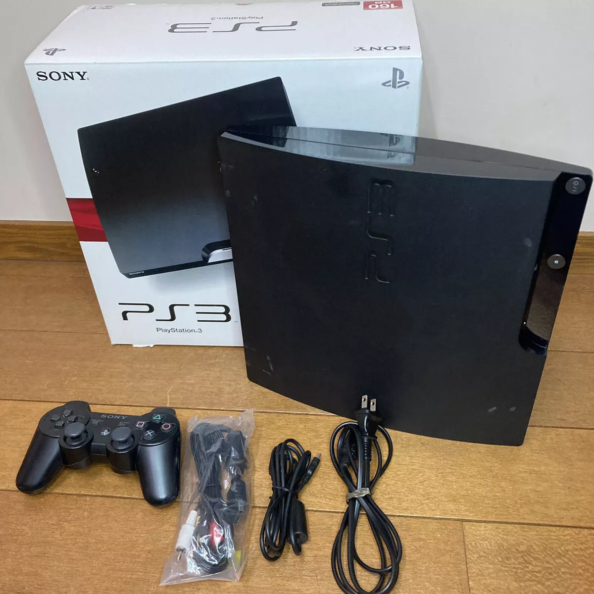 SONY PlayStation 3 PS3 CECH-2500A Charcoal Black 160GB Console Japan with  case