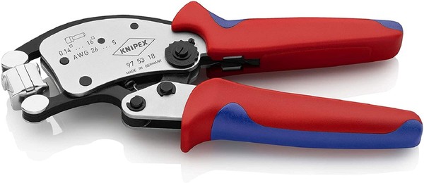 Knipex Twistor®16 Selbsteinstellende Crimpzange AderendhüLsen 97 53 18-image