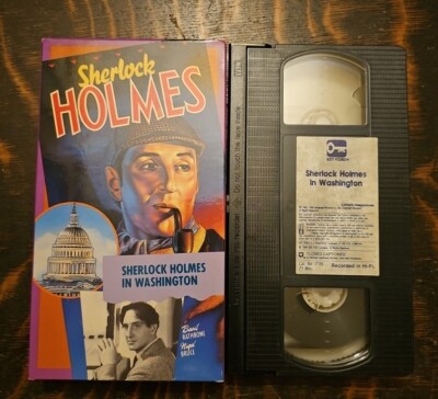 Sherlock Holmes in Washington (VHS, 1993)