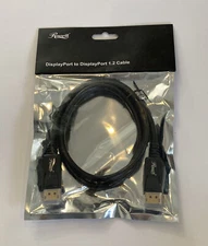 Rosewill 3 ft. DisplayPort 1.2 Cable Gold Plated 4K x 2K Ready Eyefinity New