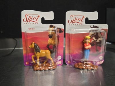 Dreamworks Spirit Untamed Micro Collection 2'' Horse Figure & Abigail 2'' Figure