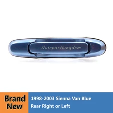 For Outside Door Handle Rear Left Right Blue 8L9 98-03 Toyota Sienna