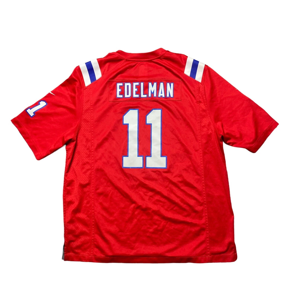 Nike NFL New England Patriots Julian Edelman 11 Jersey Auth Color