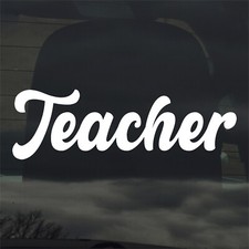 Teacher Sticker Decal - Cute Fun Inspired - Tumbler Phone Laptop Car Window