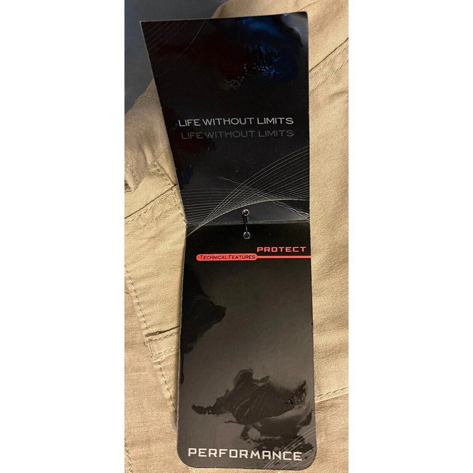 Swiss Alps Men?s Performance Khaki Flat Front Shorts, Size 42 NWT - Image 4 of 4