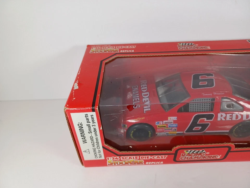 Tommy Houston 1995 Red Devil Esmaltes #6 Ford Racing Champions 1:24 Diecast Foto 4 de 4