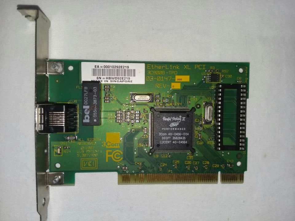 3Com Etherlink XL PCI 3C900B-TPO 03-0147-000 REV.B - Image 3 of 4