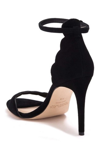 Rachel Zoe Heels Womens Ava Suede Scalloped Ankle Strap Sandals NEW $258 - Picture 4 of 4