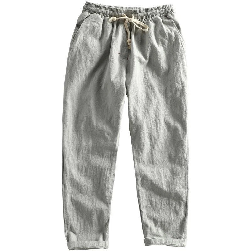 Casual men's linen pants, made of loose and breathable cotton and linen
Opens in a new window or tab