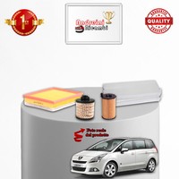 Wartungsset 4 Filter Peugeot 5008 1.6 Bluehdi 88KW 120PS Ab 2014