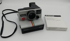Vintage Polaroid Onestep Land Camera Instant Rainbow Stripe With SX-70 Film