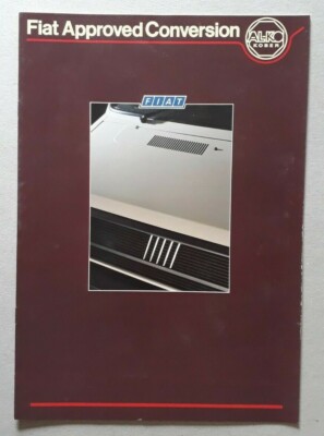 Fiat Special Vehicles Brochure 1988 - AL-KO Kober Chassis Camper  Bus  Tipper