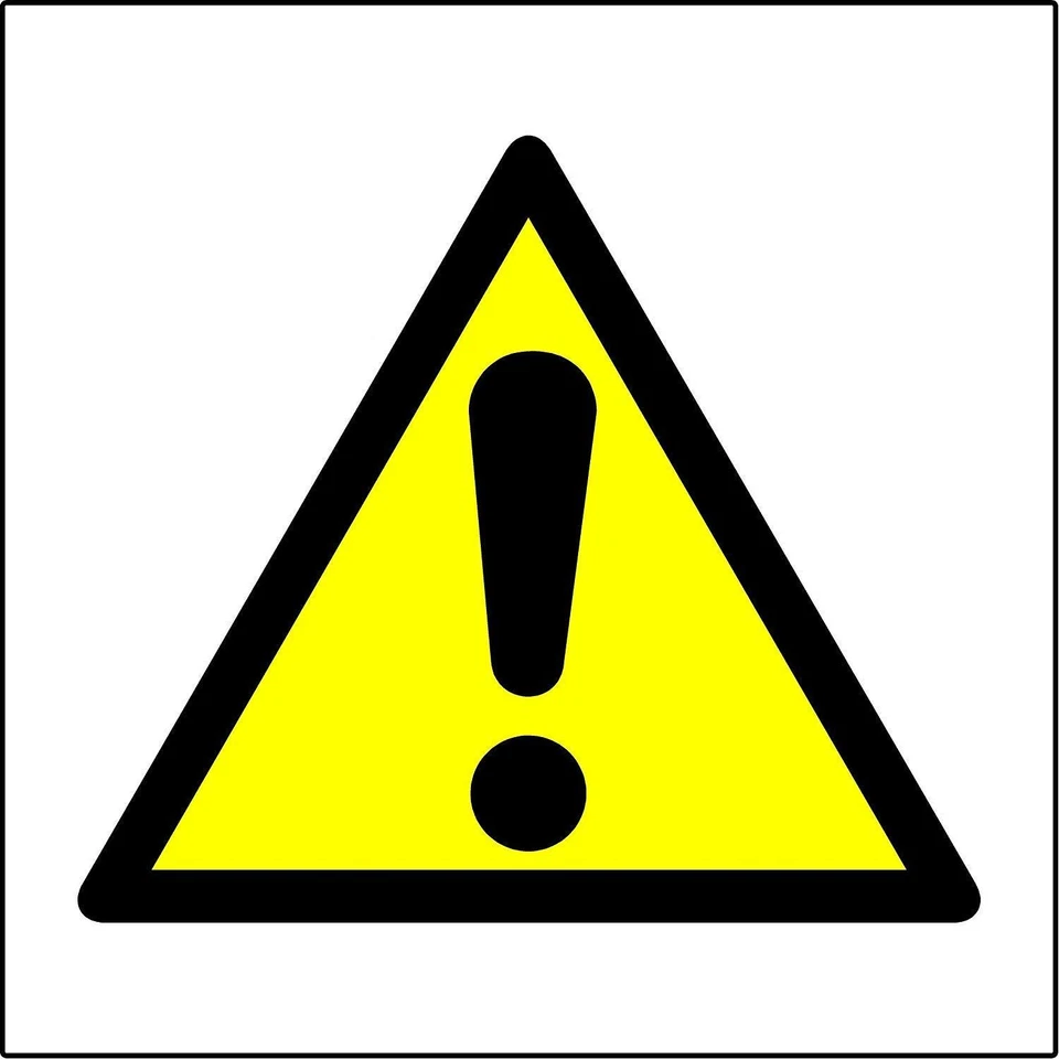 KPCM DISPLAY LTD hazard warning triangle safety sign
