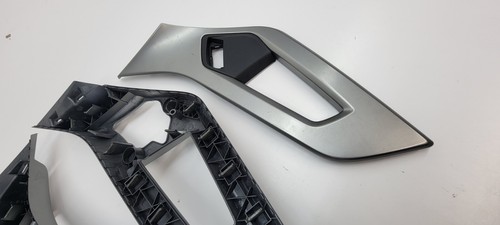LAMBORGHINI AVENTADOR INTERIOR DOOR HANDLES LEFT AND RIGHT SET OEM - Picture 2 of 12