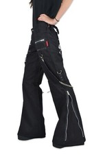 Rare Tripp NYC Bondage Baggy Goth Rave Grunge Black Rhinestone Black Pant AF3622