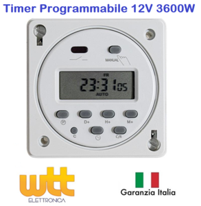 Timer programmabile da incasso