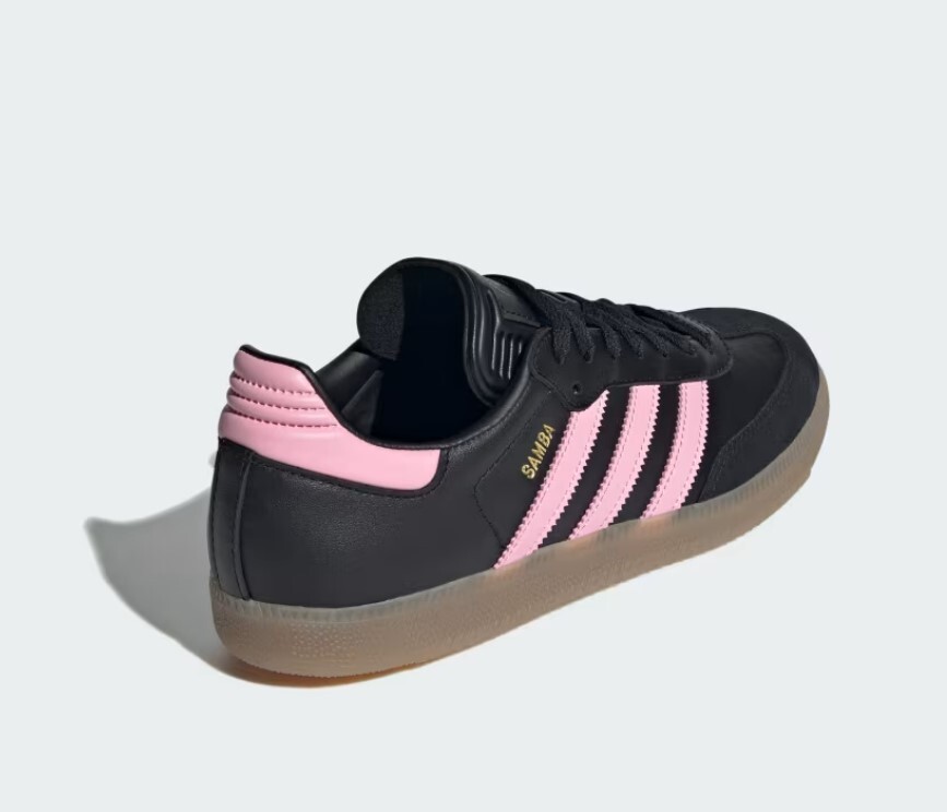 adidas Originals Samba Inter Miami CF Core Black Light Pink IH8157  MEN'S SHOES image 8