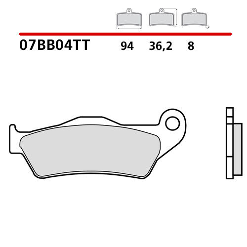 Paire Plaquettes de Frein Avant BREMBO KTM LC8 Adventure 950 01>02 - Photo 1/9